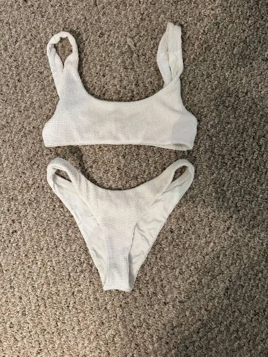 Daily Drills White Swimsuit - Picture 3 of 4